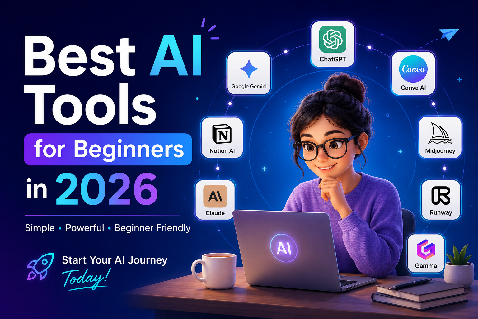 Best AI Tools for Beginners in 2026: A Complete Guide