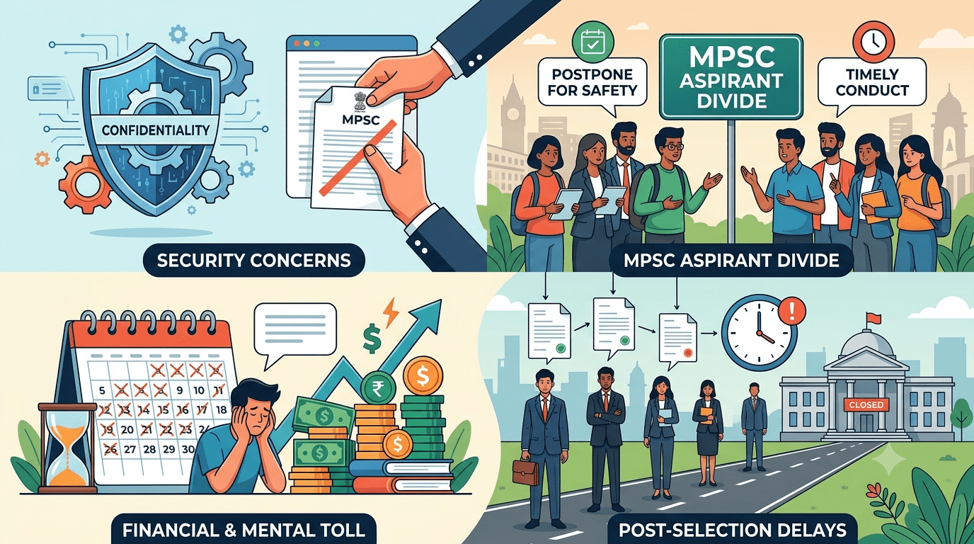 MPSC Exam Postponement Concerns: The Struggle Between Security and Stability