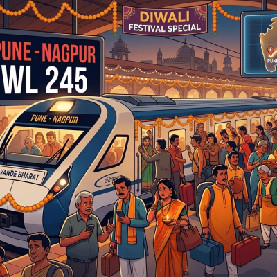 Triple-Digit Waiting Lists: Pune-Nagpur Diwali Crisis